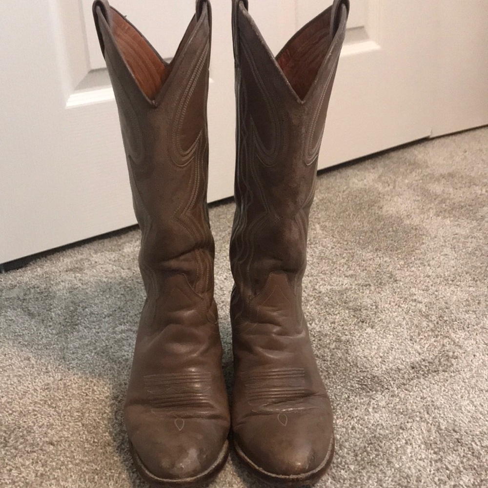 Dan Post Taupe Western Boots